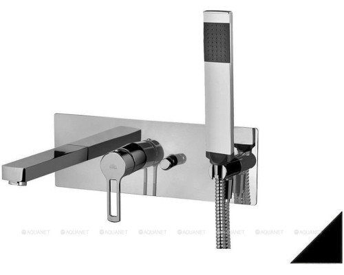 Смеситель для ванны с душем Paffoni Ringo RIN001NO (с внутренней частью)