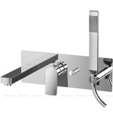 Смеситель для ванны с душем Paffoni Tilt TI001CR (с внутренней частью)