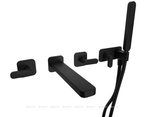 Смеситель для ванны Webert Living LV720901560 (с внутренней частью), черный