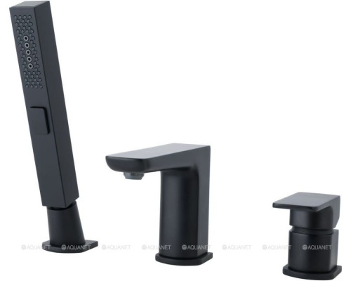 Смеситель на борт ванны Allen Brau Infinity 5.21008-31 (с внутренней частью) черный матовый