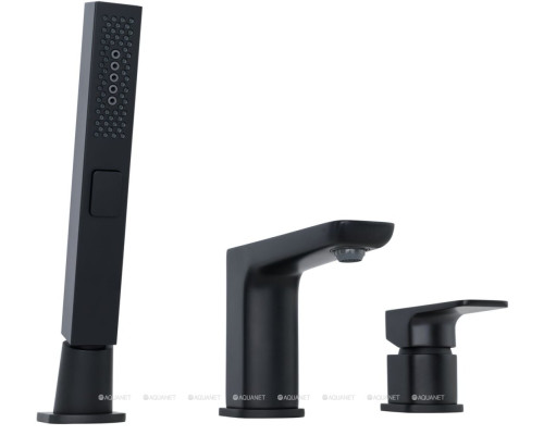 Смеситель на борт ванны Allen Brau Infinity 5.21008-31 (с внутренней частью) черный матовый