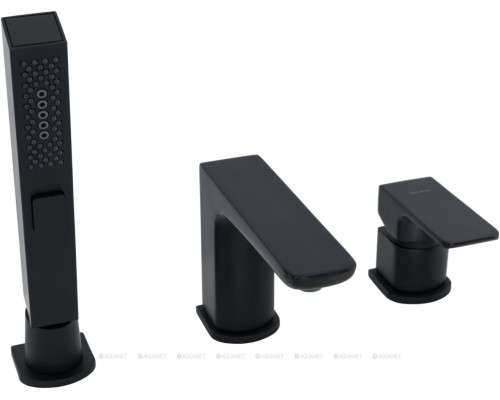 Смеситель на борт ванны Allen Brau Infinity 5.21008-31 (с внутренней частью) черный матовый