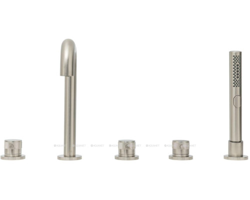 Смеситель на борт ванны Allen Brau Priority 5.31007-BN (с внутренней частью) никель браш