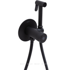 Смеситель с гигиеническим душем Allen Brau Liberty 5.33005-31 (с внутренней частью) черный матовый
