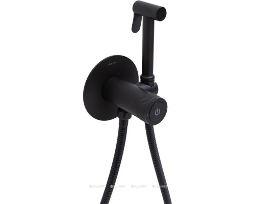 Смеситель с гигиеническим душем Allen Brau Liberty 5.33005-31 (с внутренней частью) черный матовый