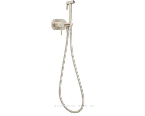 Смеситель с гигиеническим душем Allen Brau Priority 5.31005-BN (с внутренней частью) никель браш