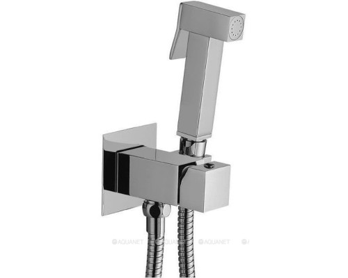 Смеситель с гигиеническим душем Paffoni Tweet Square ZDUP112CR (с внутренней частью)