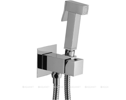Смеситель с гигиеническим душем Paffoni Tweet Square ZDUP112CR (с внутренней частью)