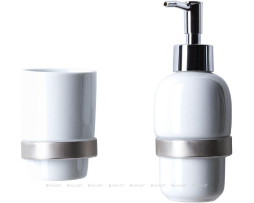 Стакан Allen Brau Priority 6.31002-BN белый/никель браш