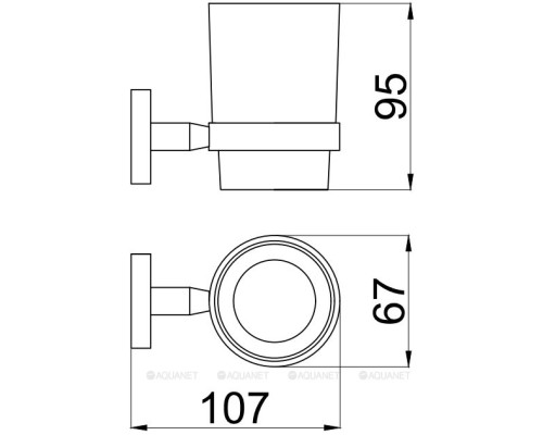 Стакан Allen Brau Priority 6.31002-MG графит браш