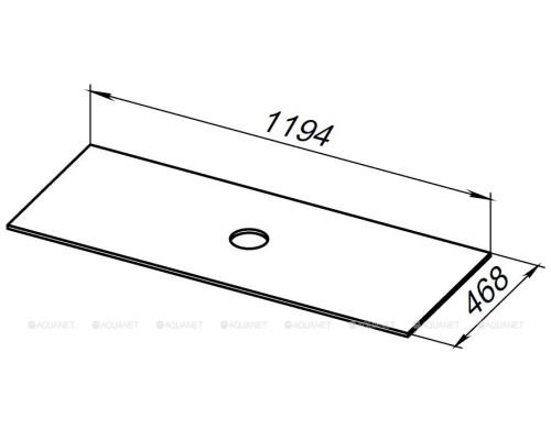 Столешница Allen Brau Fantasy 120 1.11011.B-S бежевый структ