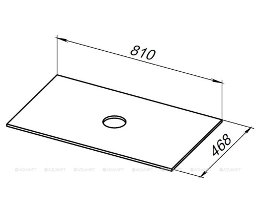 Столешница Allen Brau Fantasy 80 1.11009.G графит