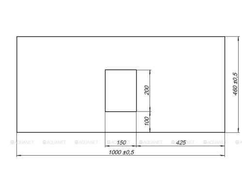 Столешница Allen Brau Infinity 100 1.21012.B бежевый