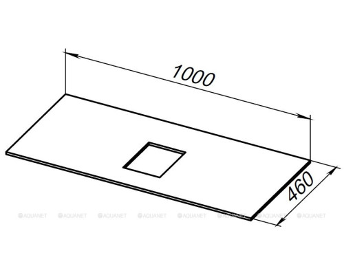 Столешница Allen Brau Infinity 100 1.21012.ST сатин