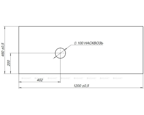 Столешница Allen Brau Infinity 120 1.21015.G-S L серый структ