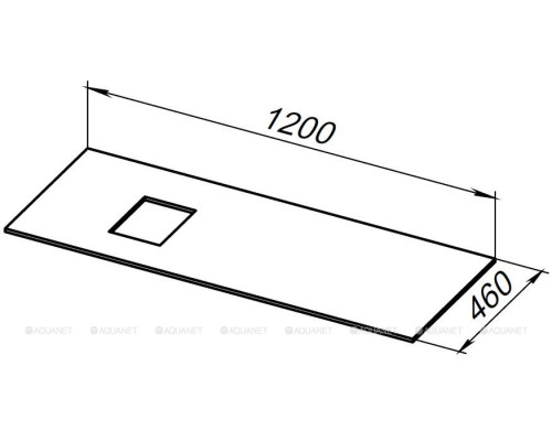 Столешница Allen Brau Infinity 120 1.21015.G-S L серый структ