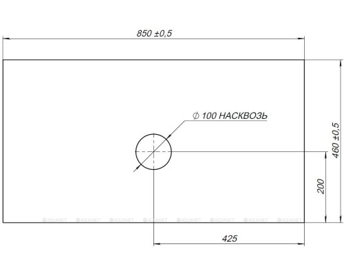 Столешница Allen Brau Infinity 85 1.21011.B-S бежевый структ
