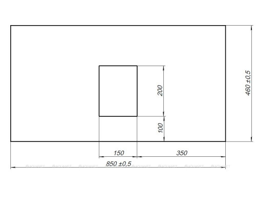 Столешница Allen Brau Infinity 85 1.21011.G графит