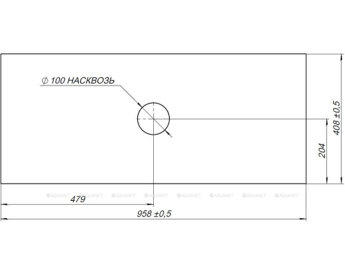 Столешница Allen Brau Priority 100 1.31011.DG-S пепел структ