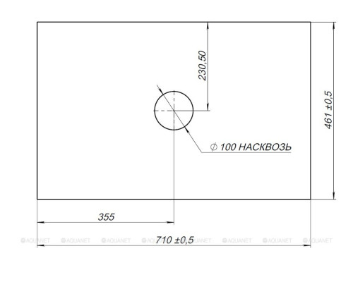 Столешница Allen Brau Reality 70 1.32022.GR-S графит структ