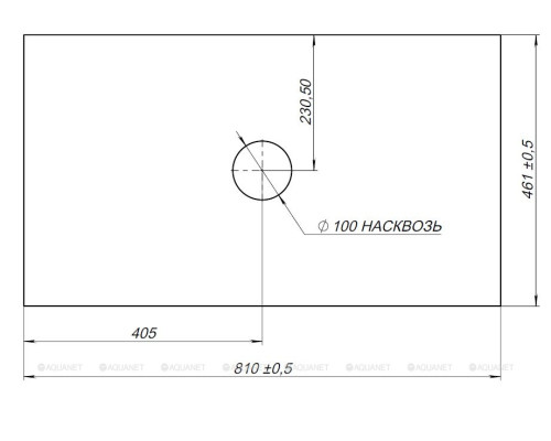 Столешница Allen Brau Reality 80 1.32023.DG-S пепел структ