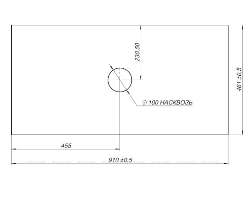 Столешница Allen Brau Reality 90 1.32024.GR-S графит структ