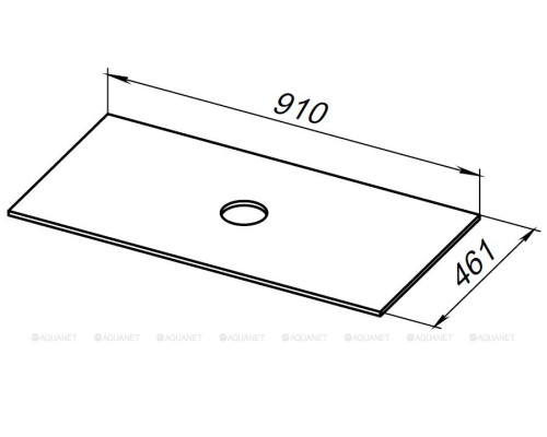 Столешница Allen Brau Reality 90 1.32024.G-S серый структ