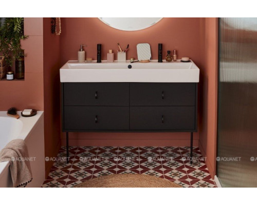 Смеситель для раковины Jacob Delafon Vivienne Signature E38682-LB2-BL черный матовый