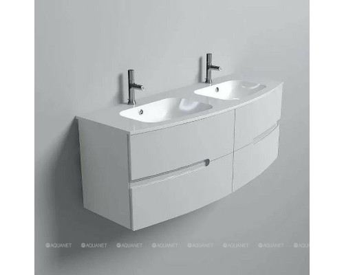 Тумба под раковину Jacob Delafon Nona 140 EB1891RU-G1C белая глянцевая