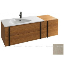 Тумба под раковину Jacob Delafon Nouvelle Vague 145 EB3037-NR2 коричневая кожа