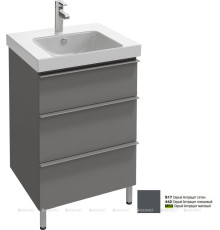 Тумба под раковину Jacob Delafon Odeon Up 57 EB990-M53 серый антрацит матовый