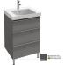 Тумба под раковину Jacob Delafon Odeon Up 57 EB990-M53 серый антрацит матовый