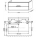 Тумба под раковину Jacob Delafon Reve 120 EB1137-G1C белый