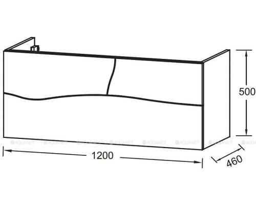Тумба под раковину Jacob Delafon Sherwood 120 EB1834RU-P6 натуральный дуб