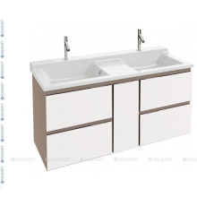 Тумба под раковину Jacob Delafon Soprano 140 EB1332-N18 белый глянец