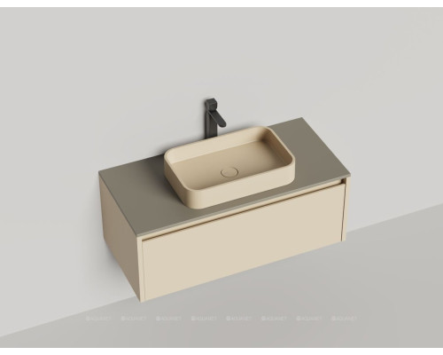 Тумба под раковину Salini Domino 100 27D110ONF со столешницей