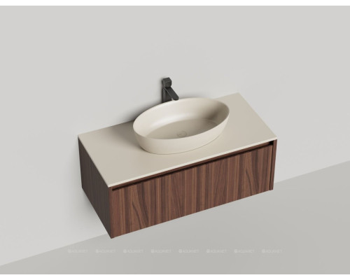 Тумба под раковину Salini Domino 100 27D210INF со столешницей