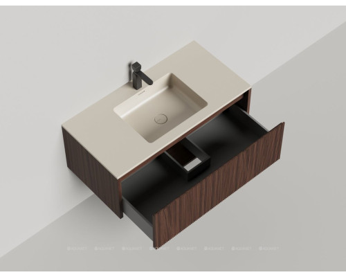 Тумба под раковину Salini Domino 100 27D210INF со столешницей