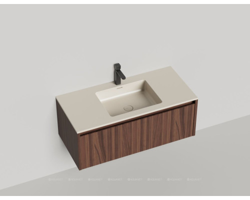 Тумба под раковину Salini Domino 100 27D210IN со столешницей