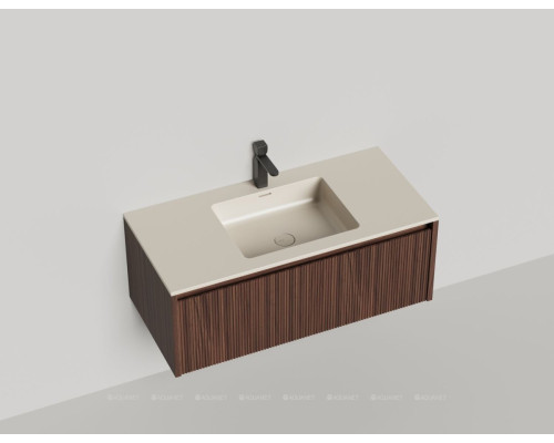 Тумба под раковину Salini Domino 100 27D210ONF со столешницей