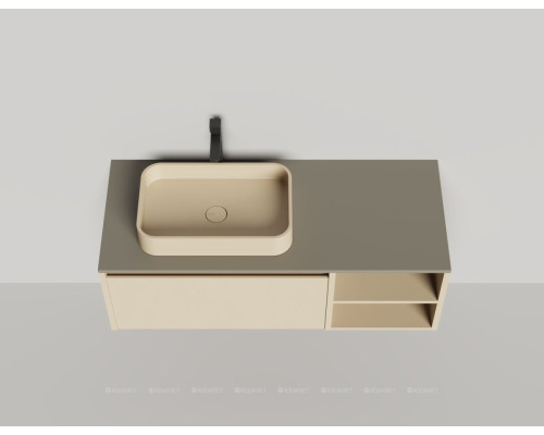 Тумба под раковину Salini Domino 120 27D112INA со столешницей