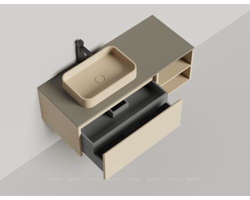 Тумба под раковину Salini Domino 120 27D112 со столешницей