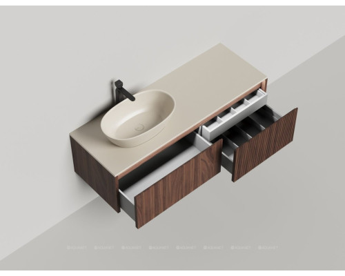 Тумба под раковину Salini Domino 140 27D214 со столешницей