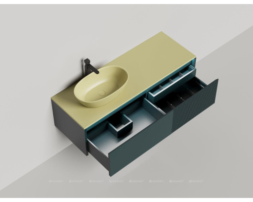 Тумба под раковину Salini Domino 140 27D214 со столешницей