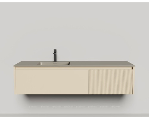 Тумба под раковину Salini Domino 160 27D116 со столешницей