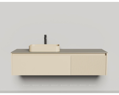 Тумба под раковину Salini Domino 160 27D116 со столешницей