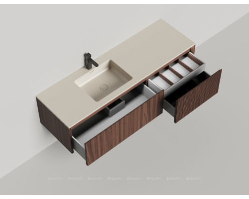 Тумба под раковину Salini Domino 160 27D216 со столешницей