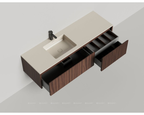 Тумба под раковину Salini Domino 160 27D216 со столешницей