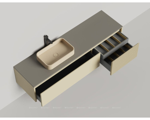 Тумба под раковину Salini Domino 180 27D118A со столешницей