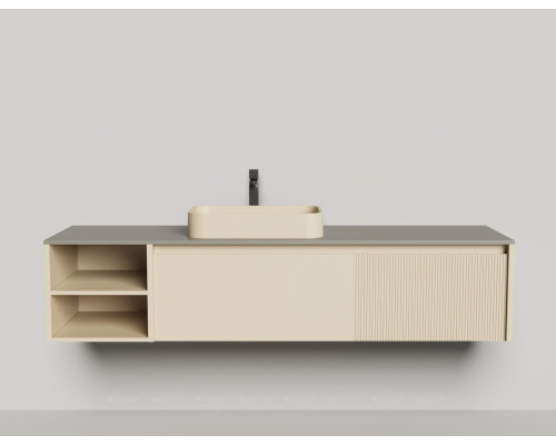 Тумба под раковину Salini Domino 180 27D118ONA со столешницей